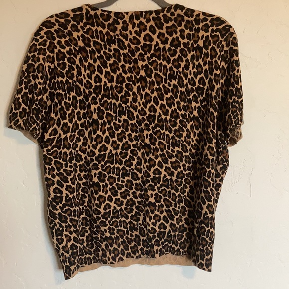 Animal print cotton sweater - Picture 6 of 8